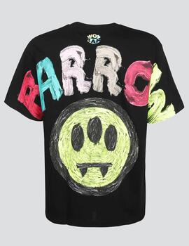 Camiseta Barrow grafitti negra para hombre