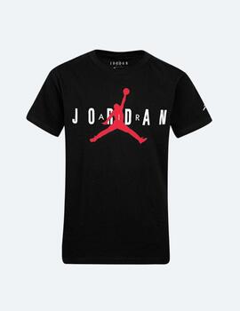 Casco Establecimiento puñetazo Camiseta Nike Jordan Jumpman Brand negra