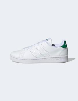 Zapatillas adidas blancas online con verde