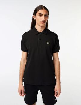 Polo Lacoste piqué negro para hombre