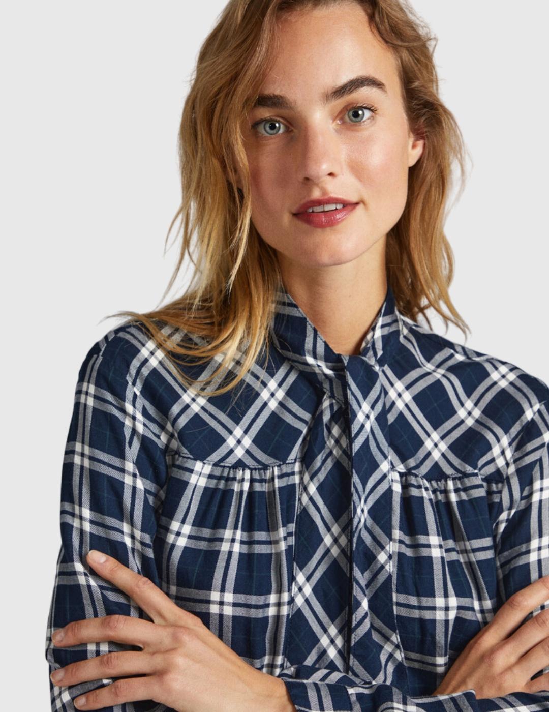 Camisa cuadros discount pepe jeans mujer