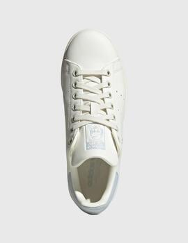 Zapatillas Adidas Stan Smith blanco roto y azul Mujer