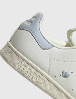 Zapatillas Adidas Stan Smith blanco roto y azul Mujer