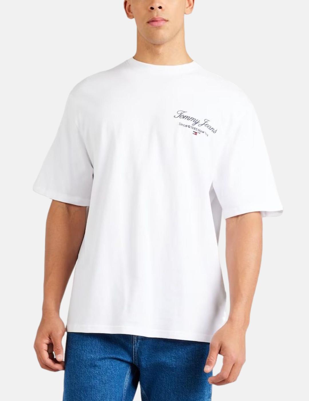 Camiseta tommy jeans fashion hombre blanca