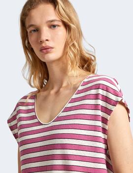 Camiseta Pepe Jeans Mujer Khloe Rosa