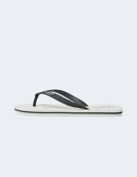 Chanclas Pepe Jeans Hombre Blanco Roto Bay Beach