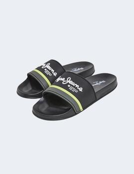 Chanclas Pepe Jeans Hombre Portobello Negro