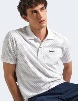 Polo Pepe Jeans Hombre Blanco Hunter