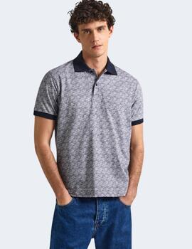 Polo Pepe Jeans Hombre Azul Marino Hayley