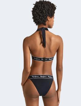 Bikini Pepe Jeans Mujer Logo Negro