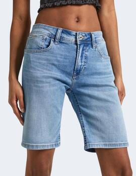 Shorts Pepe Jeans Mujer Denim Slim Short