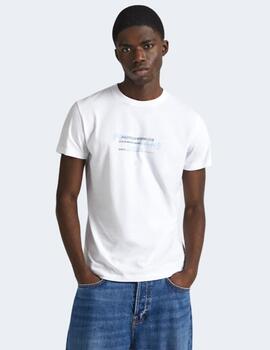 Camiseta Pepe Jeans Hombre Blanca Cinthom