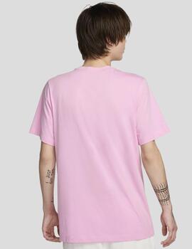 Camiseta Nike básica rosa unisex