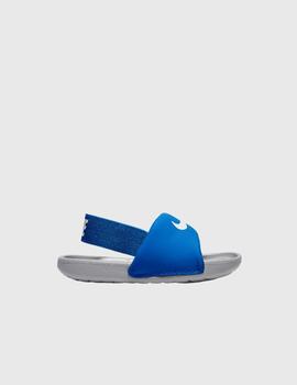 Chanclas Nike Kawa Slide azul de bebe