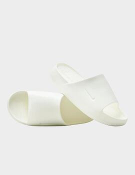 Chanclas Nike Calm Slide blanco roto unisex