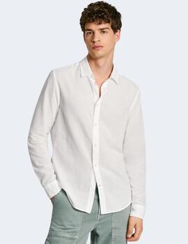 Camisa Pepe Jeans Hombre Blanco Marcel