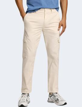  Pantalón Pepe Jeans Hombre Blanco Roto Slim Cargo