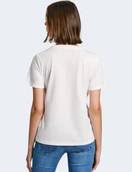 Camiseta Pepe Jeans Mujer White Emely