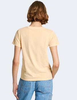 Camiseta Pepe Jeans Mujer Amarilla Emely