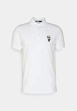 Polo Karl Lagerfeld Nos blanco para hombre