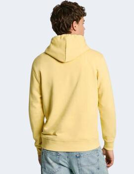 Sudadera Pepe Jeans Hombre amarilla Saul Hoodie