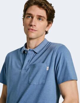 Polo Pepe Jeans Hombre Azul Mans