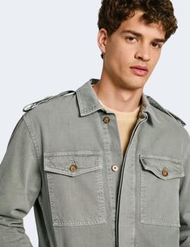 Chaqueta Pepe Jeans Hombre Verde Eaton Colour