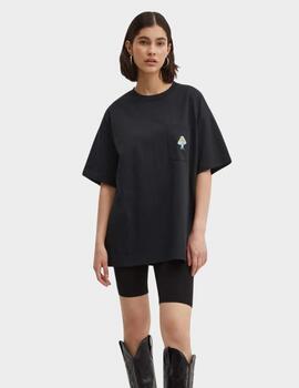 Camiseta Converse mushroom negra unisex
