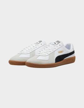 Zapatillas Puma Palermo Lth Blanco/negro Unisex