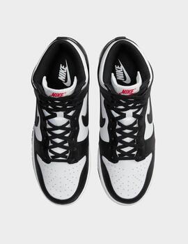 Zapatillas Nike Dunk High Blanco/Negro Hombre