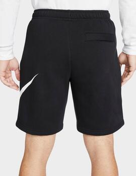 Pantalón corto nike sportswear negro hombre