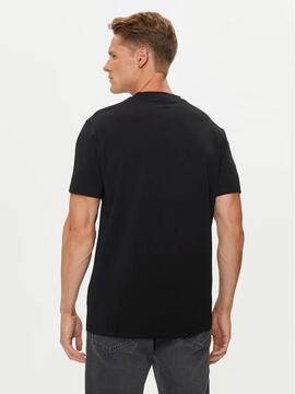 Camiseta Karl Lagerfeld negra relieve hombre