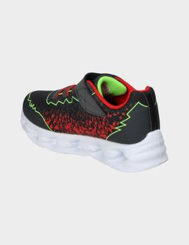 Zapatillas skechers Vortex rojas niño