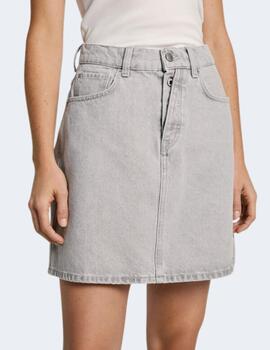 Falda Pepe Jeans Mujer Mini Gris