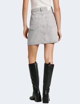 Falda Pepe Jeans Mujer Mini Gris