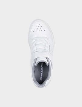 Zapatillas Skechers Quick Street Blanco niño