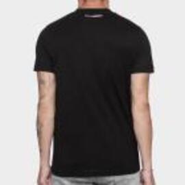 Camiseta Karl Lagerfeld negra logo 4color hombre
