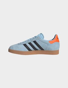 Zapatillas Adidas Gazelle Azul/Naranja Hombre