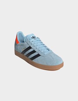 Zapatillas Adidas Gazelle Azul/Naranja Hombre