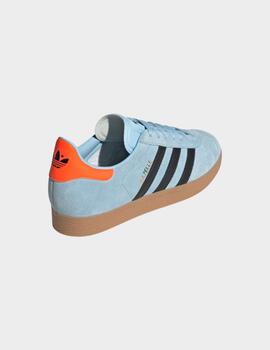 Zapatillas Adidas Gazelle Azul/Naranja Hombre