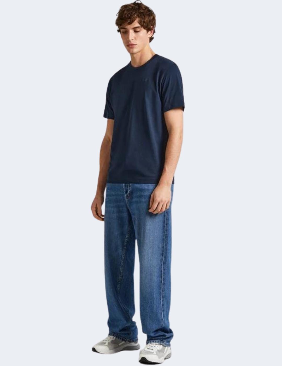 Camiseta Pepe Jeans Hombre Azul Marino Connor