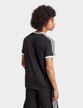 Camiseta Adidas 3 Stripes negra unisex