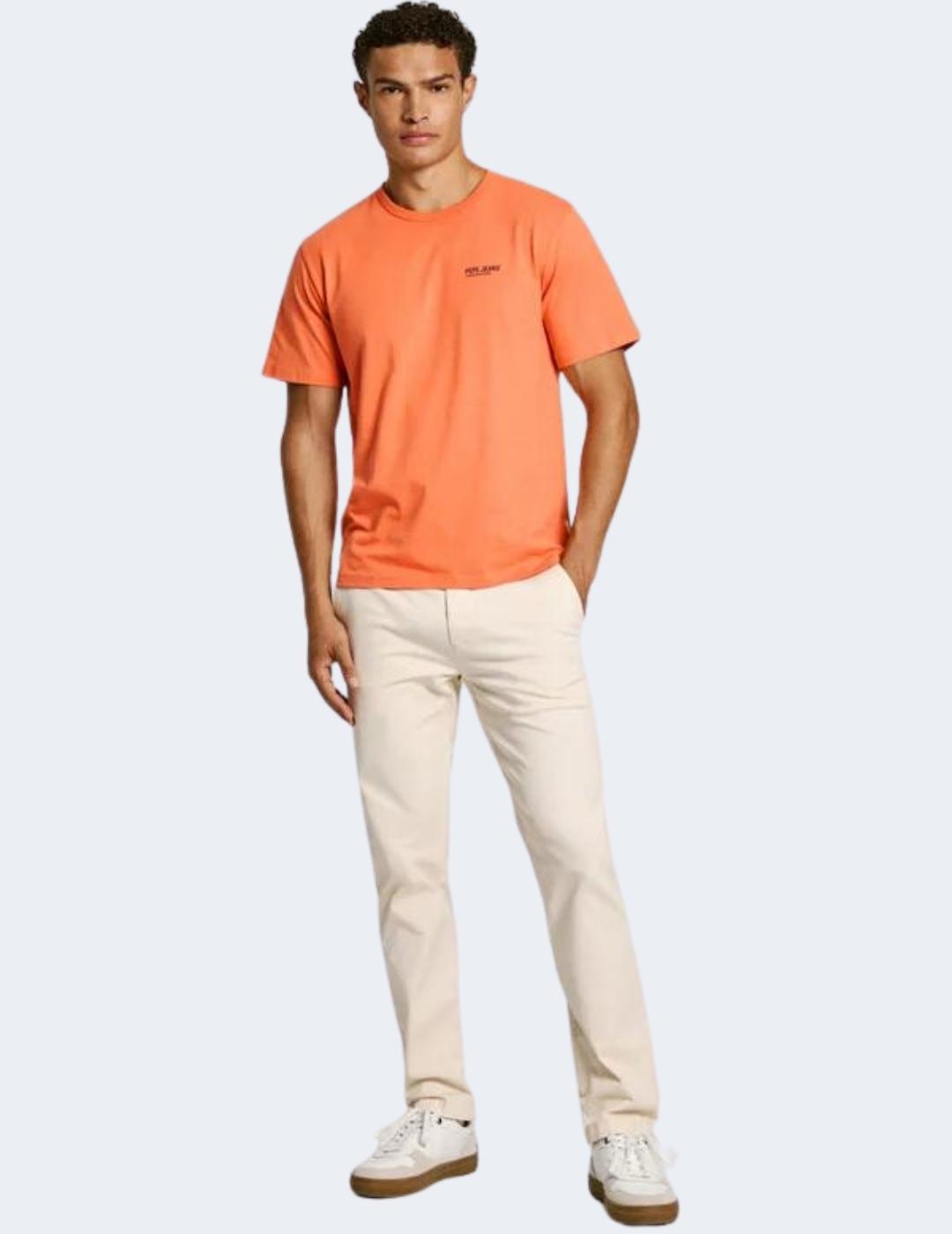 Camiseta Pepe Jeans Hombre Naranja Sam Tee