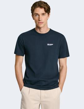 Camiseta Pepe Jeans Hombre Azul Marino Sam Tee