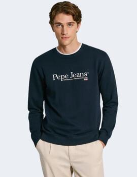 Sudadera Pepe Jeans Hombre Azul Marino Sean