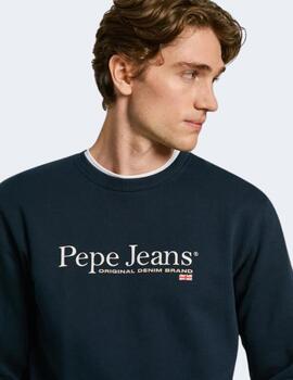 Sudadera Pepe Jeans Hombre Azul Marino Sean