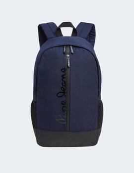 Mochila Pepe Jeans Hombre Azul Hank