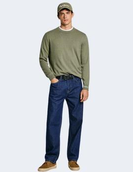 Jersey Pepe Jeans Hombre Verde New Andre Crew Neck