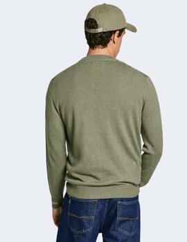 Jersey Pepe Jeans Hombre Verde New Andre Crew Neck