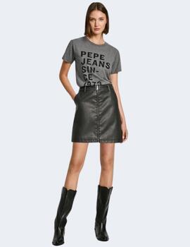 Falda Pepe Jeans Mujer Negra Charlotte